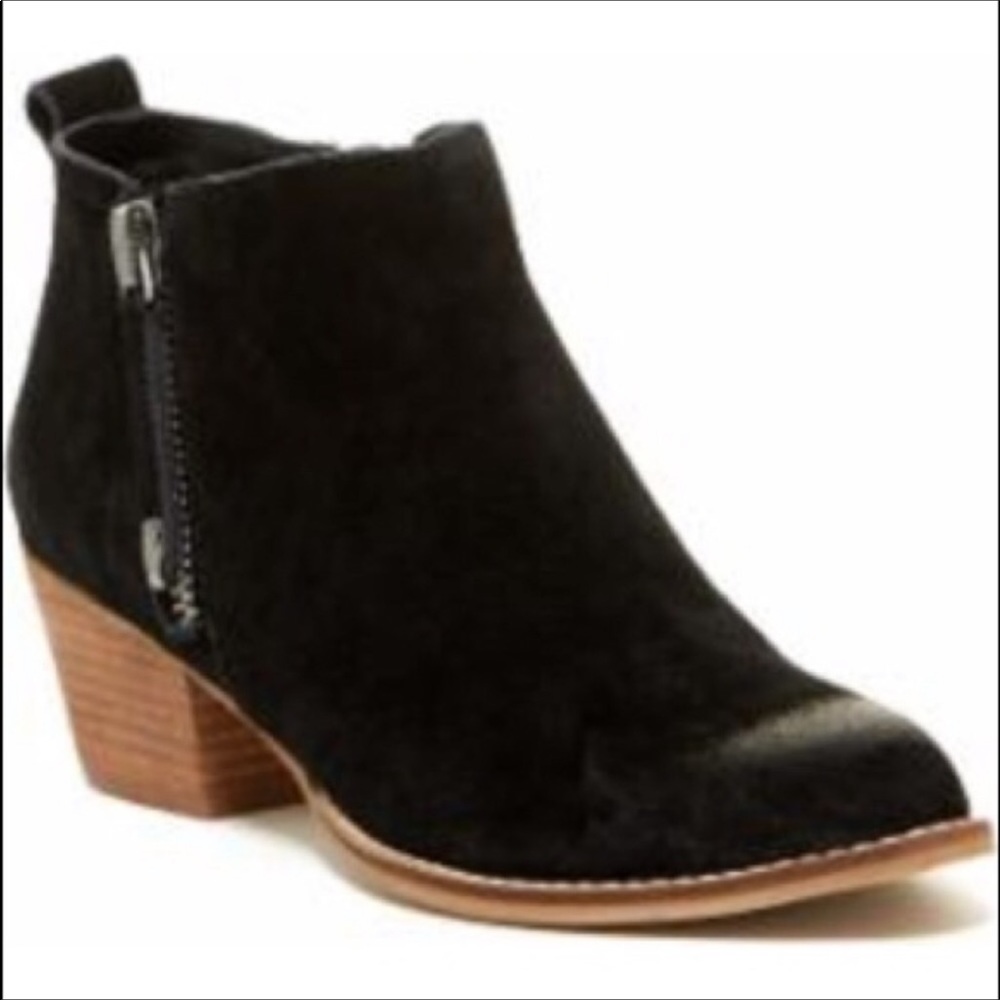 Dolce Vita Saira Zipper Ankle Suede Booties Size 8.5